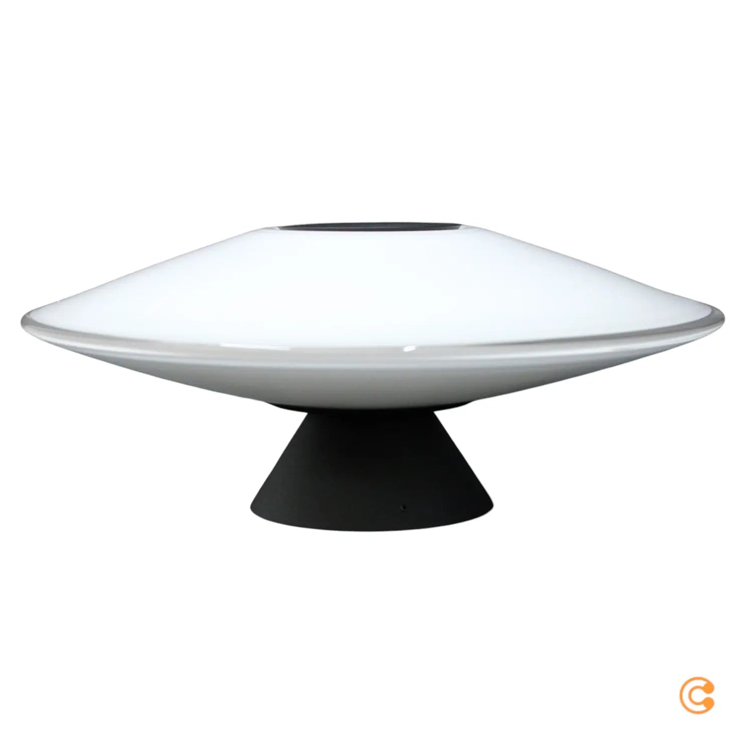 B-Ware Paul Neuhaus Deckenlampe Deckenleuchte Led Elipsa Weiß Schwarz Glas Eisen ø 35cm - 4012248397510
