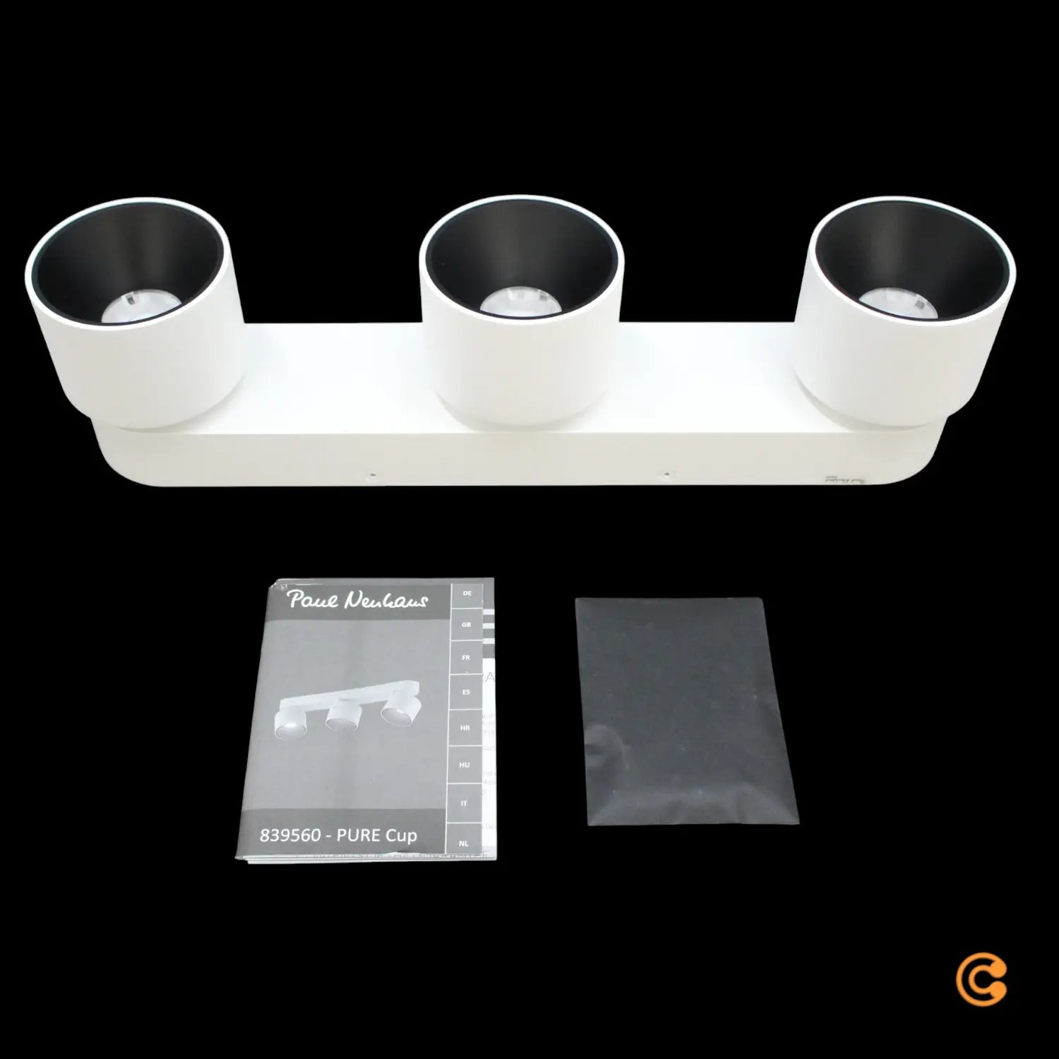 B-Ware Paul Neuhaus Deckenleuchte Lampe Led Pure Cup Drehbar Schwenkbar Dimmbar Weiß - 4012248395608