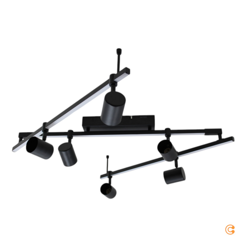 B-Ware Paul Neuhaus Deckenlampe Led Strahler Barik Schwarz Verstellbar 188 Cm 3960 Lm  - 4012248365458