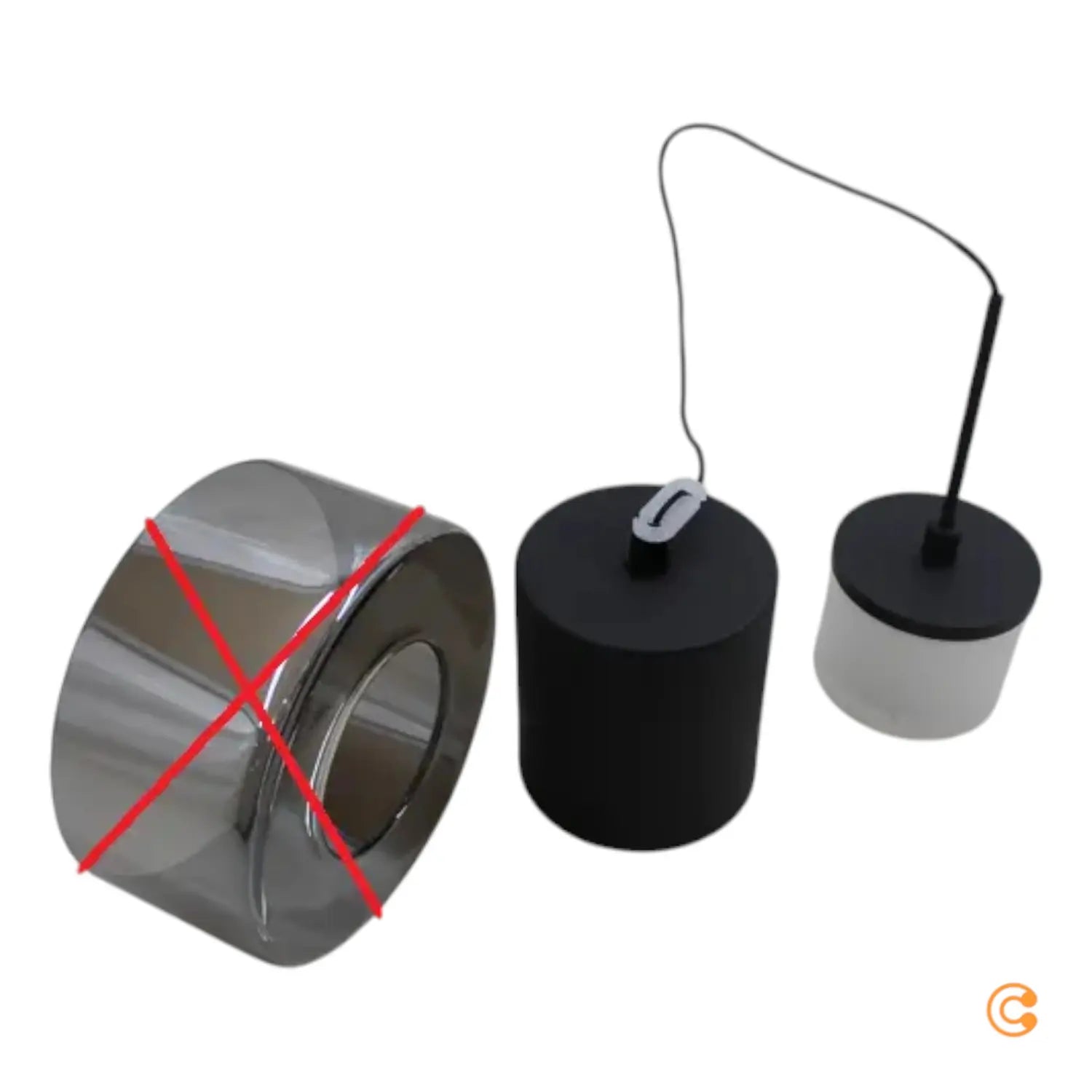 Paul Neuhaus Led Pendelleuchte Hängeleuchte Rika Schwarz Glas Siehe Text/Foto B-Ware - 4012248383063