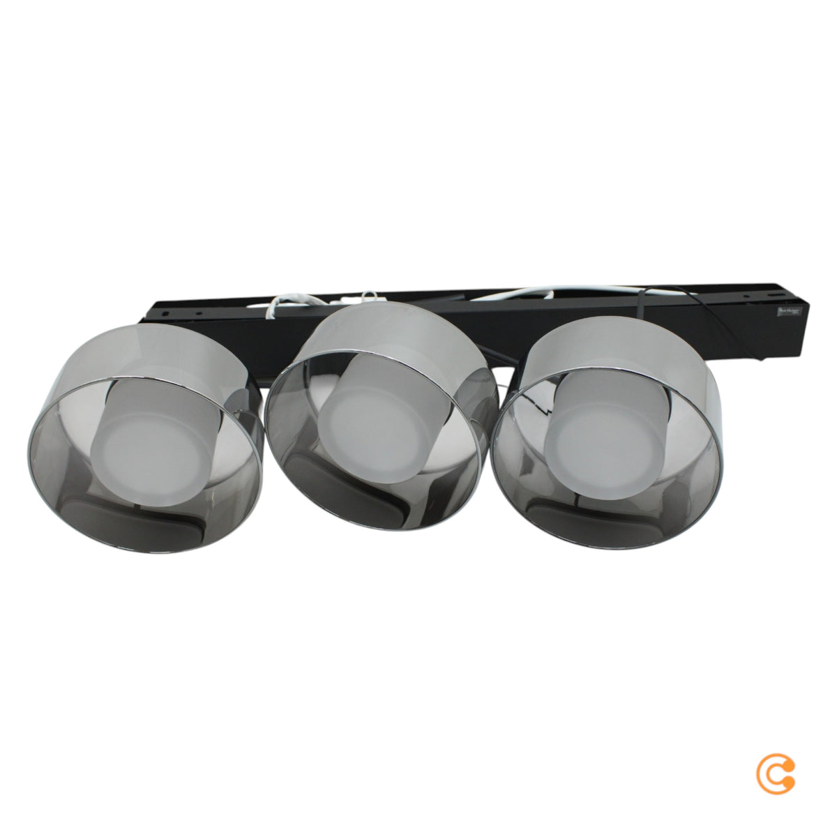 Paul Neuhaus Pendelleuchte Hängeleuchte LED Rika Glas dimmbar schwarz - 4012248383070