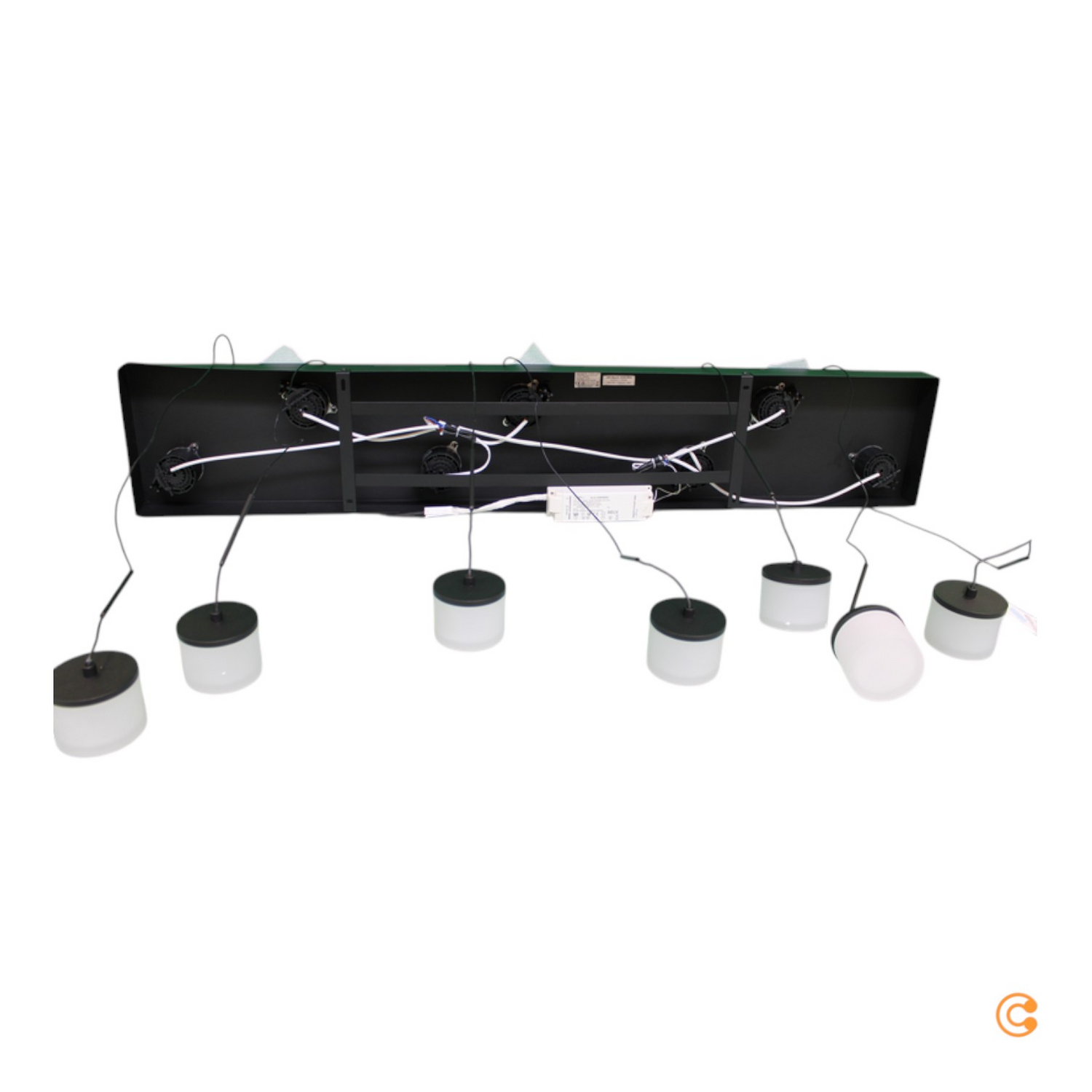 B-Ware Paul Neuhaus Hängelampe Pendelleuchte Led Glas Schwarz Dimmbar Rika 135 Cm745