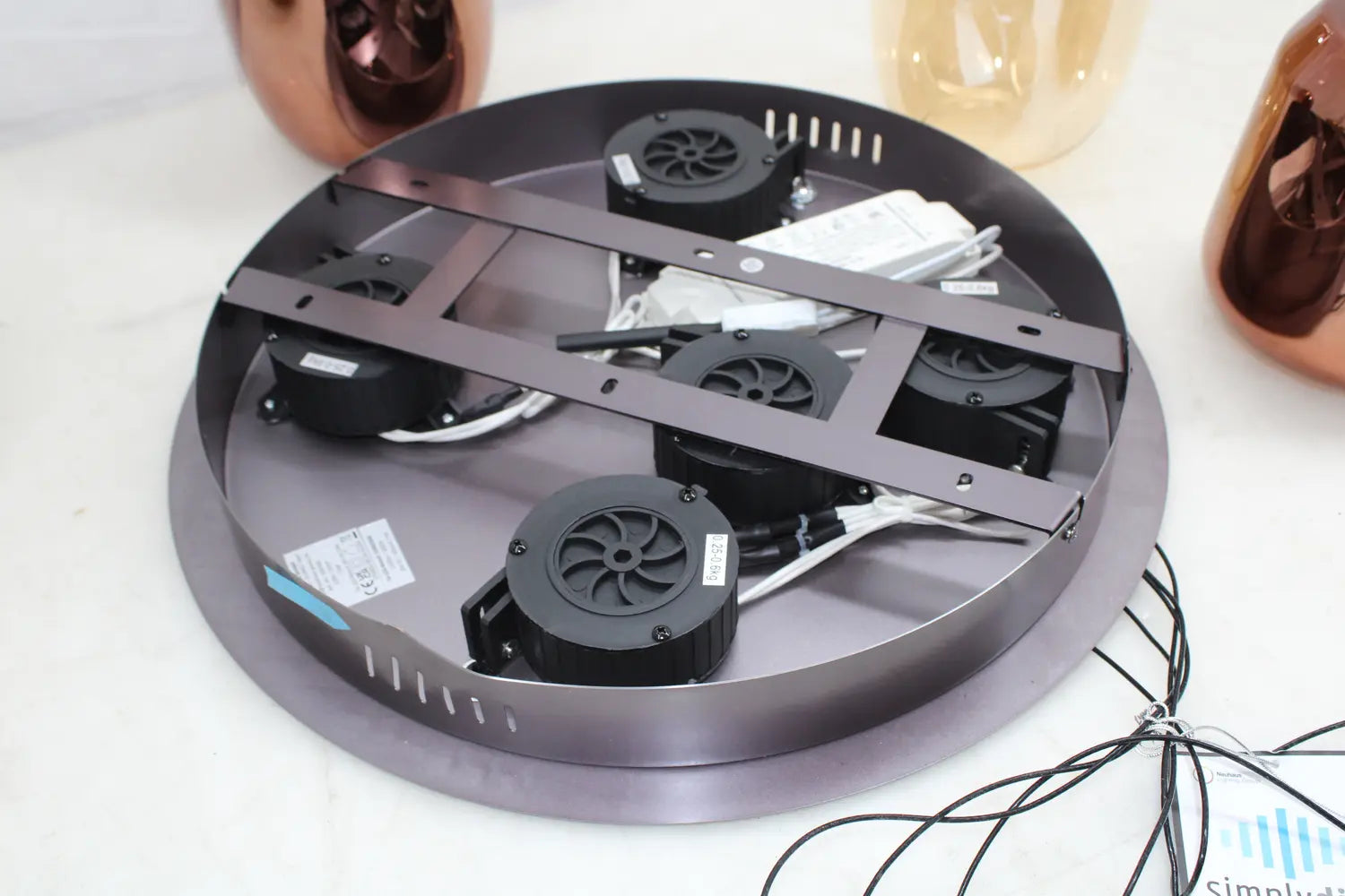 B-Ware Paul Neuhaus Pendelleuchte Hängelampe Led Bunt Glas Irides Siehe Text/Foto - 4012248383681