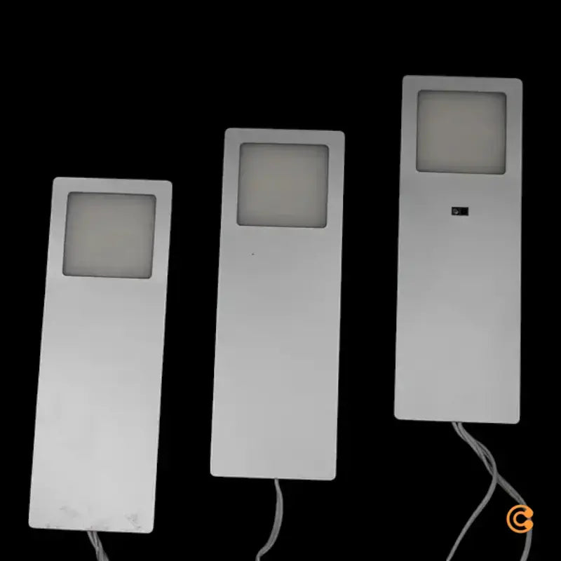 B-Ware Paul Neuhaus Led Möbelleuchte Unterbauleuchte Aluminium 19x7cm 3er Set - 7610578