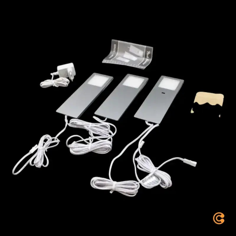 B-Ware Paul Neuhaus Led Möbelleuchte Unterbauleuchte Aluminium 19x7cm 3er Set - 7610578