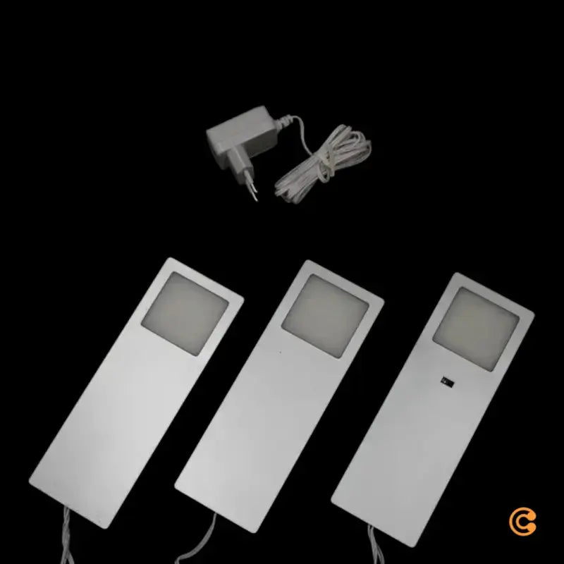 B-Ware Paul Neuhaus Led Möbelleuchte Unterbauleuchte Aluminium 19x7cm 3er Set - 7610578