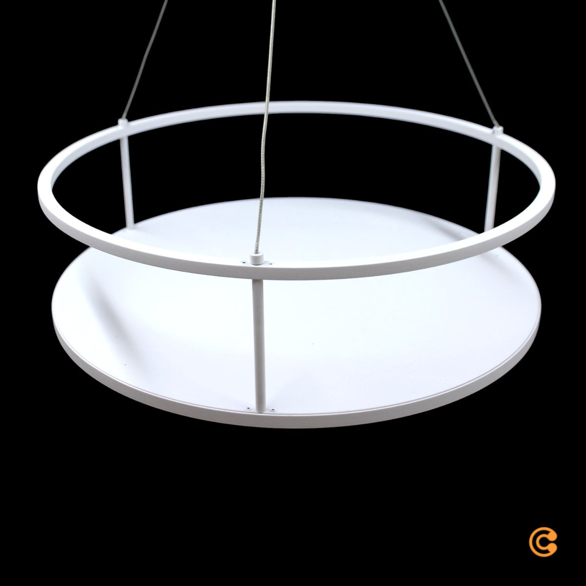 Paul Neuhaus Pendelleuchte Hängelampe LED CONTURA Ablagefläche Touchdimmer weiß - 4012248398395