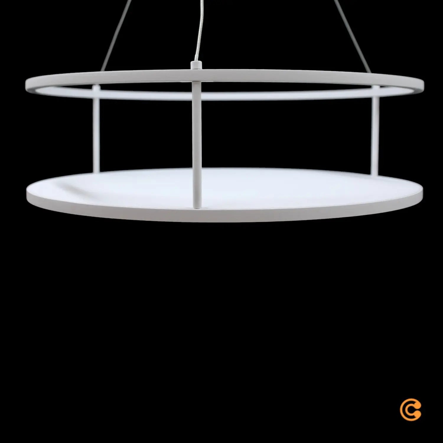 B-Ware Paul Neuhaus Pendelleuchte Hängelampe Led Contura Ablagefläche Touchdimmer Weiß - 4012248398395