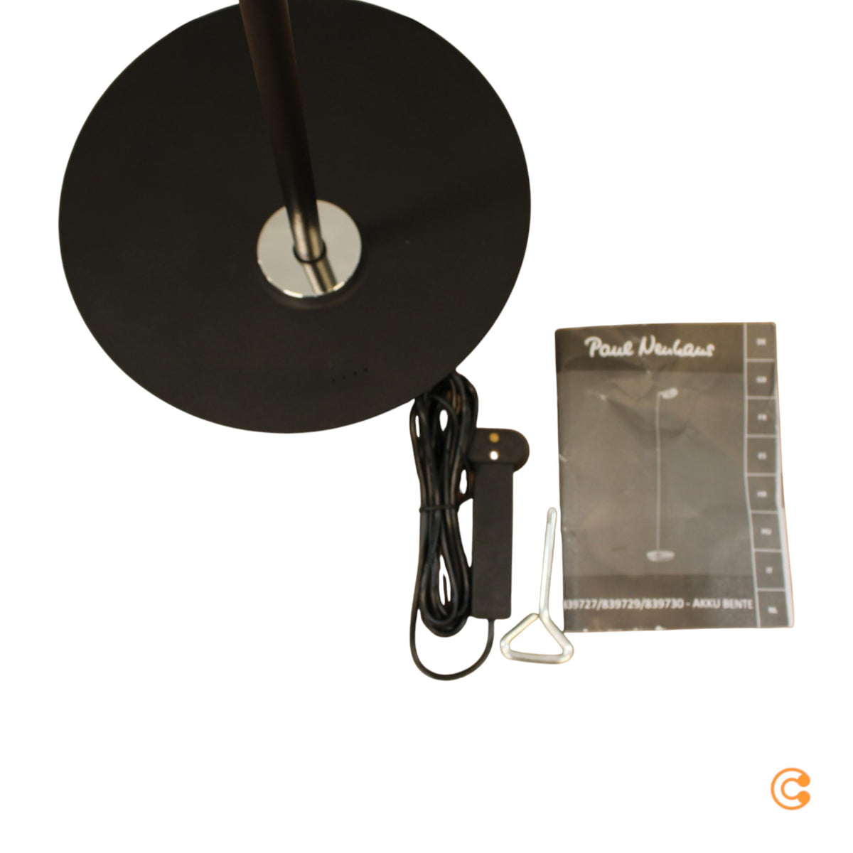 Paul Neuhaus LED-Stehleuchte Standlampe Akkuleuchte BENTE dimmbar schwarz - 4012248397299