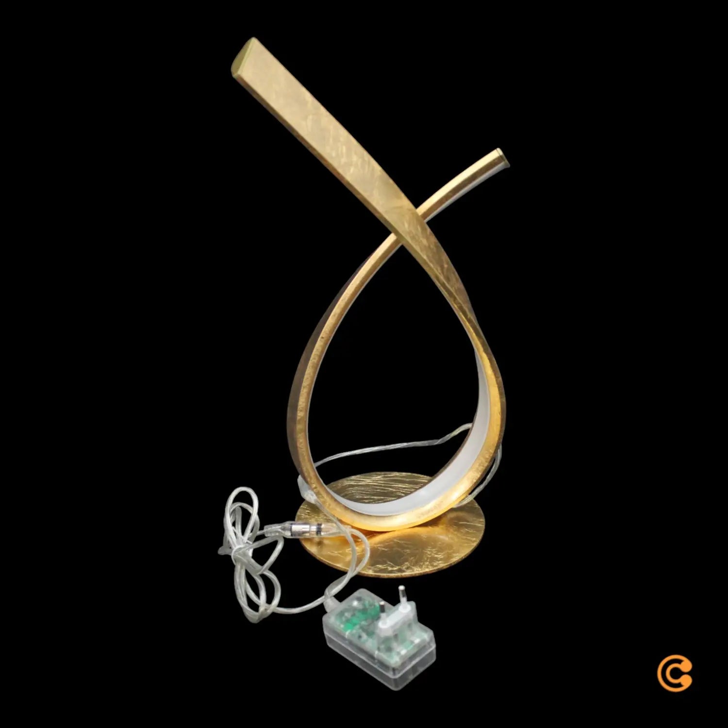 B-Ware Paul Neuhaus Led Tischleuchte Tischlampe Linda Gold Dimmbar Metall Wohnraum