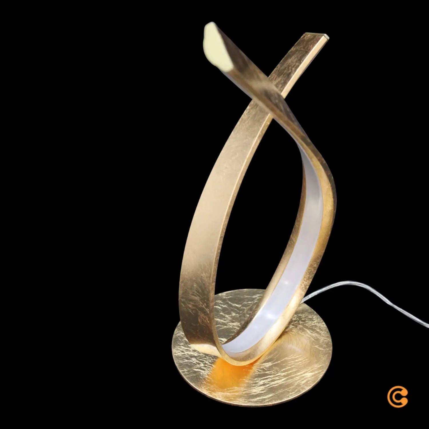 B-Ware Paul Neuhaus Led Tischleuchte Tischlampe Linda Gold Dimmbar Metall Wohnraum