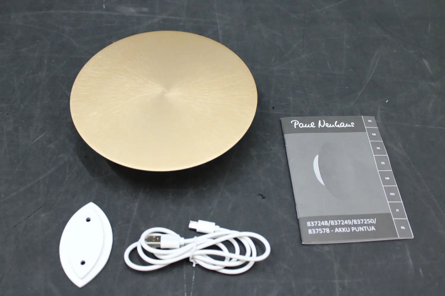 B-Ware Paul Neuhaus Wandleuchte Wandlampe Led Akku Puntua Messing Matt Siehe Text - 4012248372494