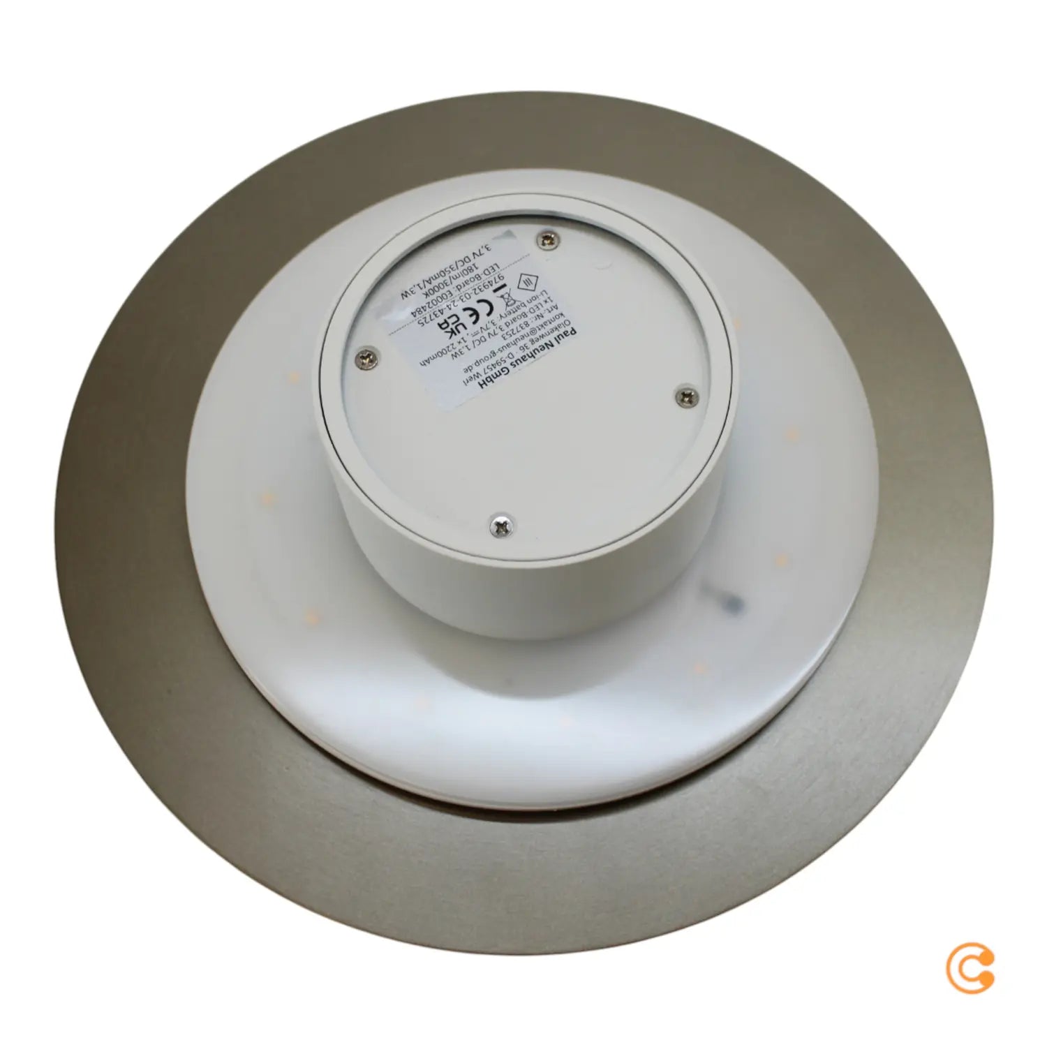 B-Ware Paul Neuhaus Led Wandleuchte Leuchte Akku Puntua ø 25 Cm Aluminium Dimmbar 3000 K - 4012248372531