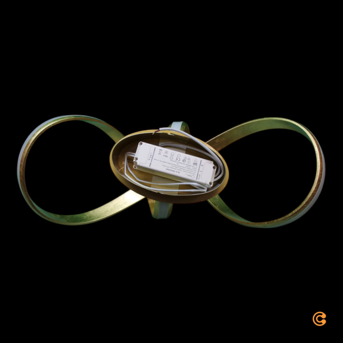 Deckenleuchte Lampe Paul Neuhaus LED Melinda Blattgold dimmbar Memory Funktion O - 4012248327609