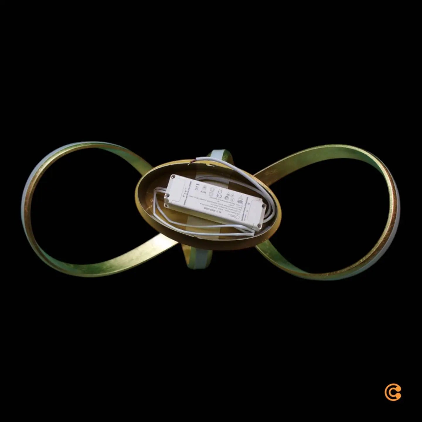 B-Ware Deckenleuchte Lampe Paul Neuhaus Led Melinda Blattgold Dimmbar Memory Funktio327 - 4012248327609