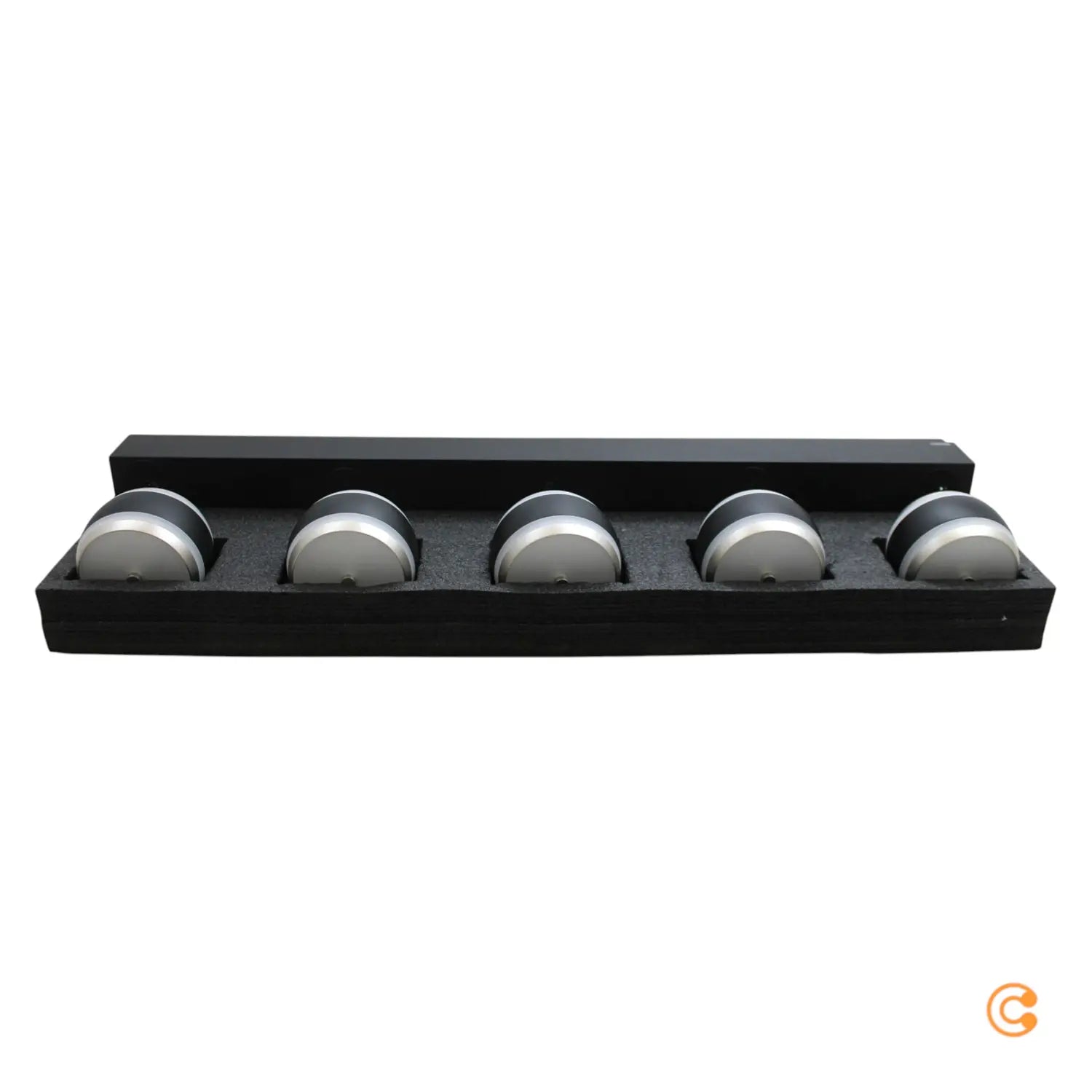 B-Ware Paul Neuhaus Pure Led Hängelampe Falling Rings Schwarz Fernbedienung 101 Cm 5flg - 4012248396575
