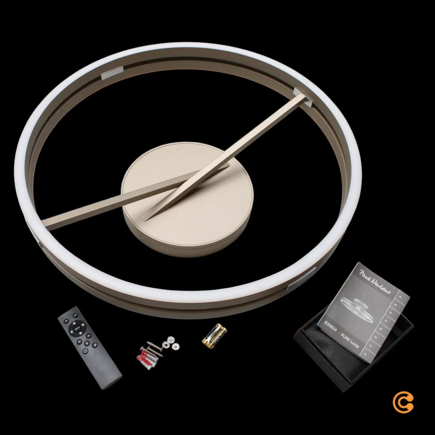 B-Ware Paul Neuhaus Deckenleuchte Lampe Pure Loop Led Braun Innen Metall Cct Leuchte - 4012248398340