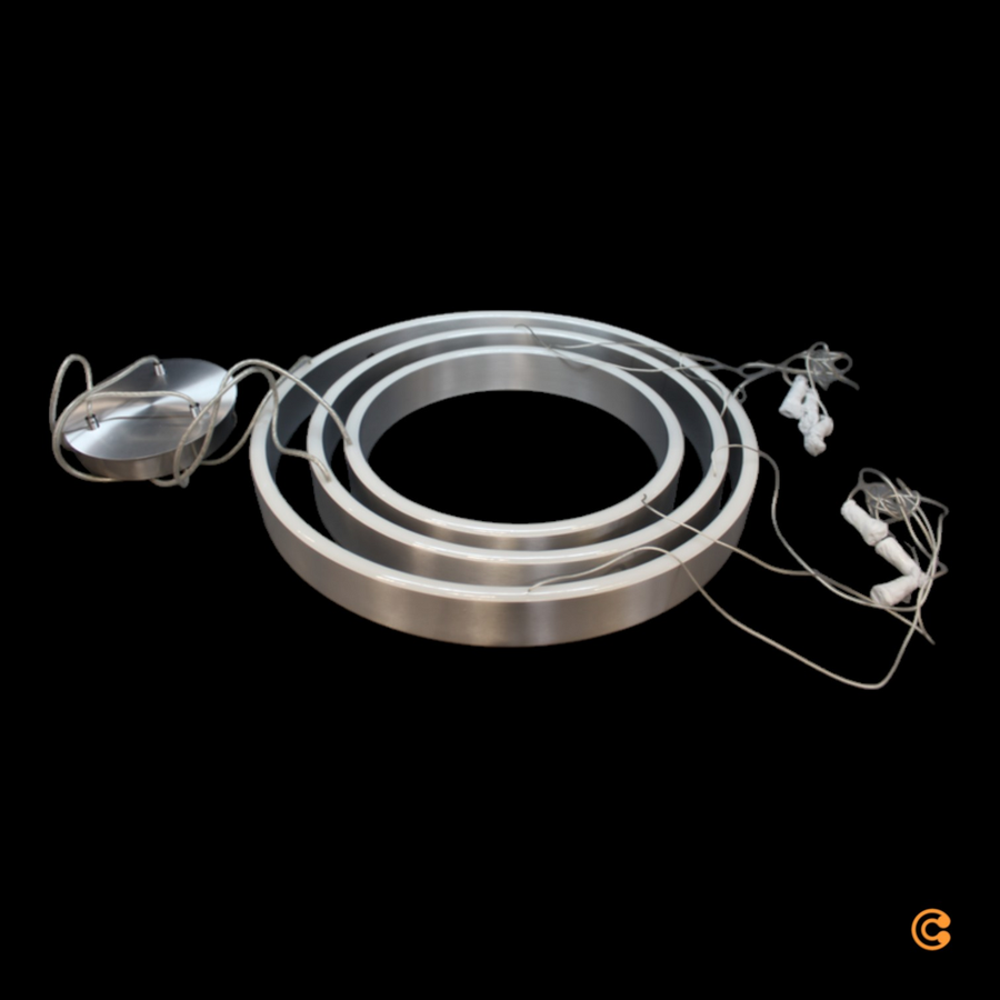Paul Neuhaus Sculli Led Hängeleuchte Deckenleuchte Deckenlampe Leuchte Silber B-Ware - 4012248373644