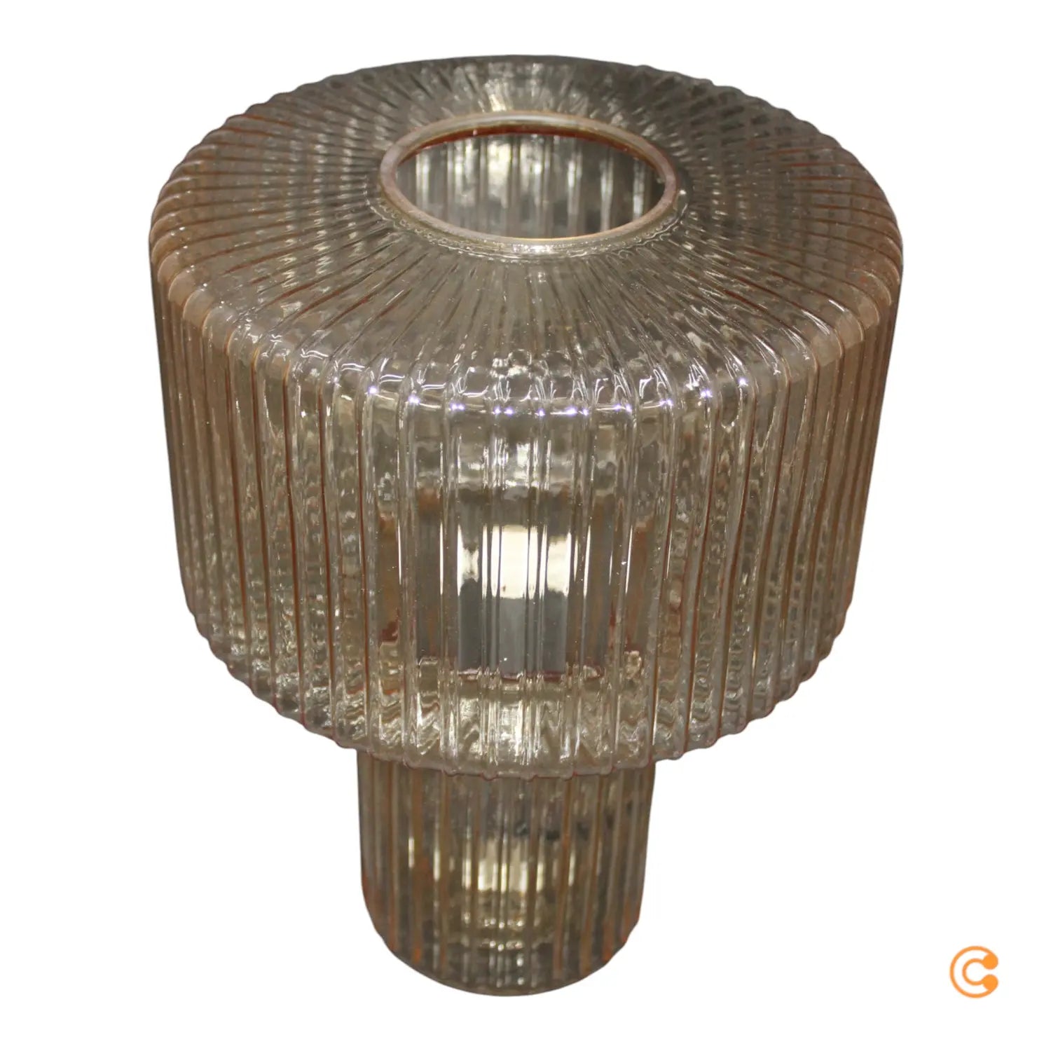 B-Ware Paul Neuhaus Tischleuchte Lampe Fungus Amber Glas 34 Cm Schalter E27 Led - 4012248366691