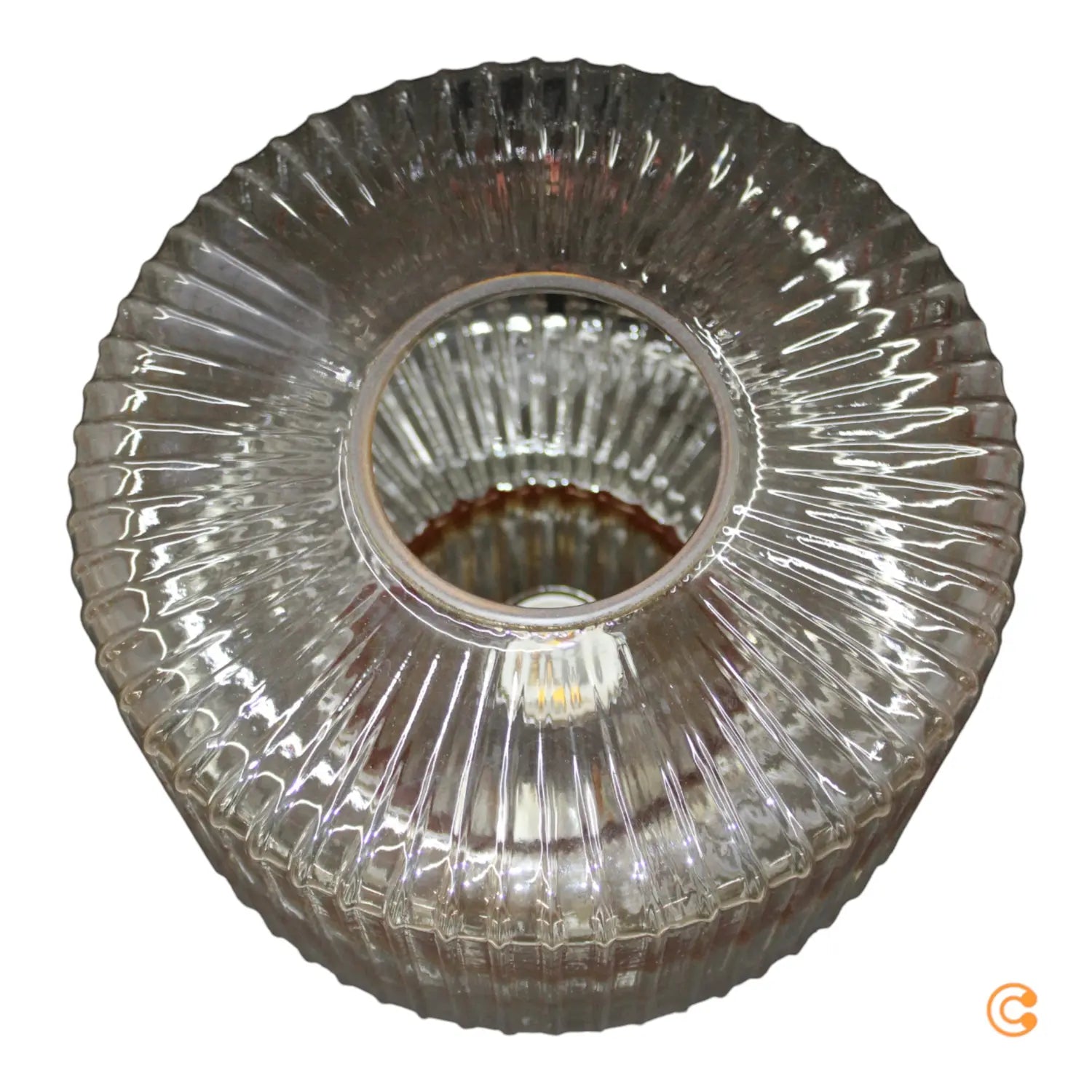 B-Ware Paul Neuhaus Tischleuchte Lampe Fungus Amber Glas 34 Cm Schalter E27 Led - 4012248366691