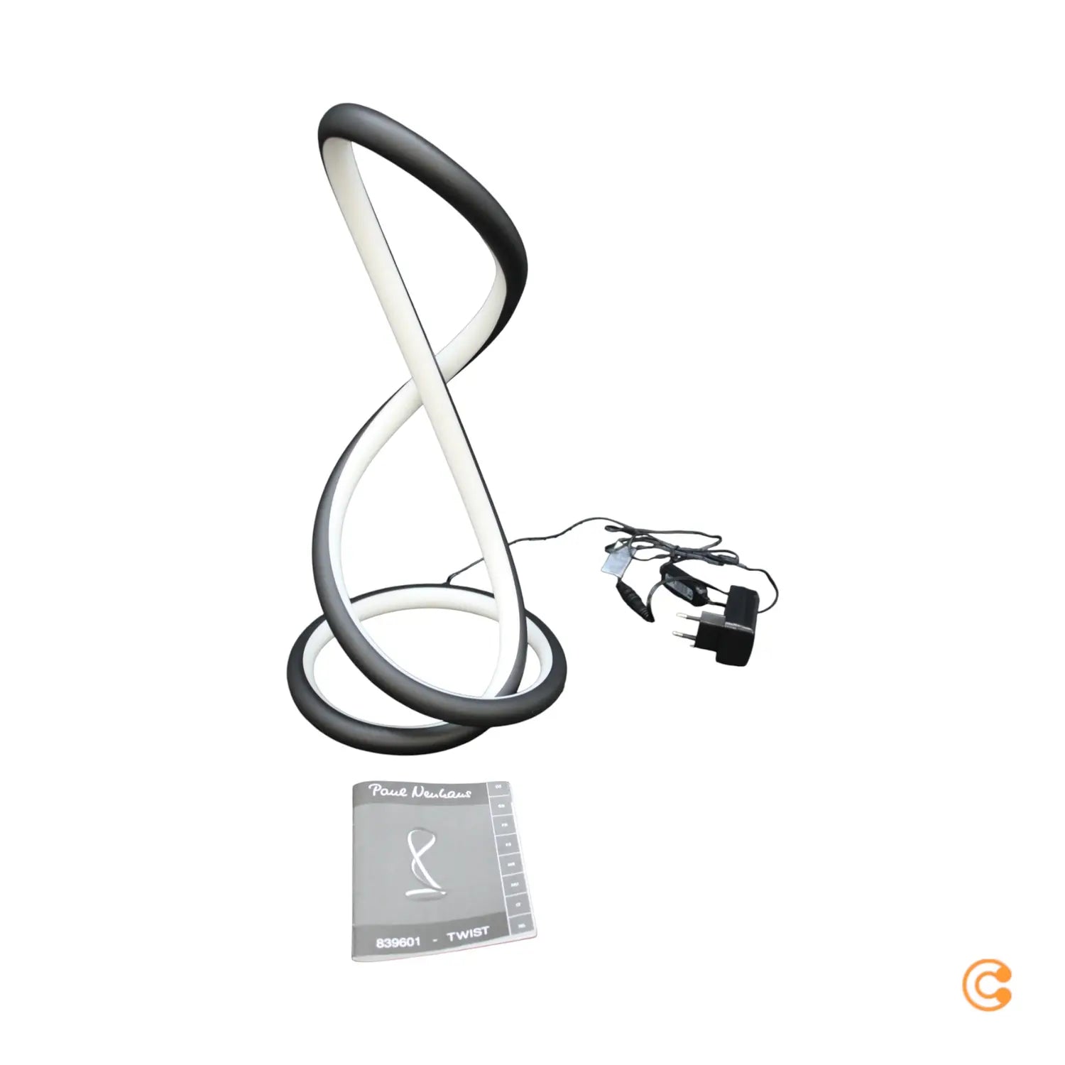 B-Ware Paul Neuhaus Tischleuchte Tischlampe Led Twist Leuchte Schnurdimmer Schwarz  - 4012248396018