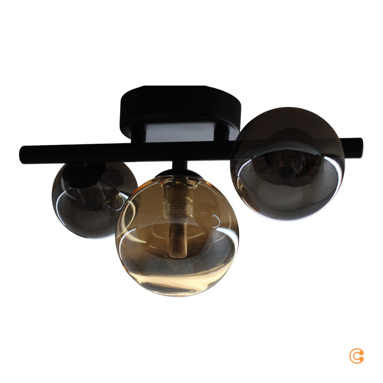 B-Ware Paul Neuhaus Wandleuchte Lampe Popsicle Schwarz Wohnzimmerbeleuchtung 29cm