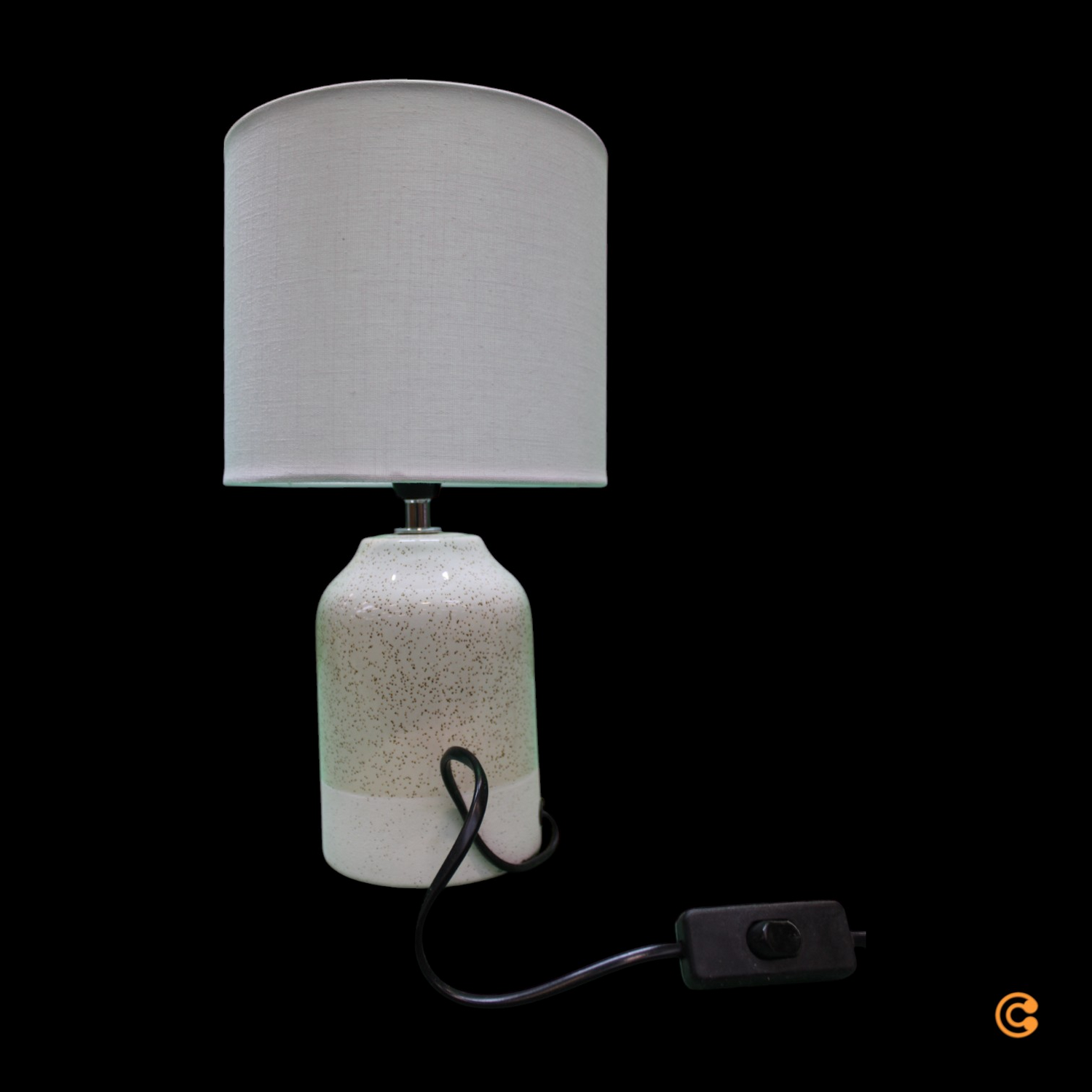 B-Ware Pauleen Sandy Glow Tischlampe Mit Keramikfuß Tischlampe Deko Lampe Leuchte E14