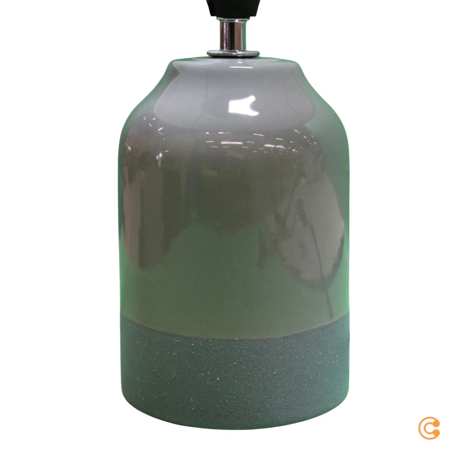 B-Ware Pauleen Tischleuchte Tischlampe Sandy Glow Creme Grün Textil Keramik Schalter - 4000870483251
