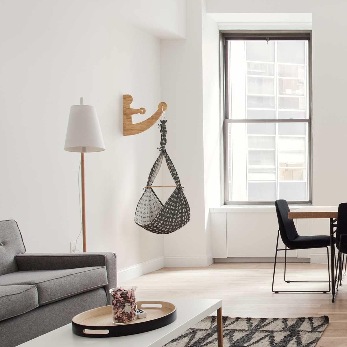 B-Ware Pauli & Co Anker Wandhalterung Halterung Wandanker Geölt Massiv Holz Befestigung - 4260713620254