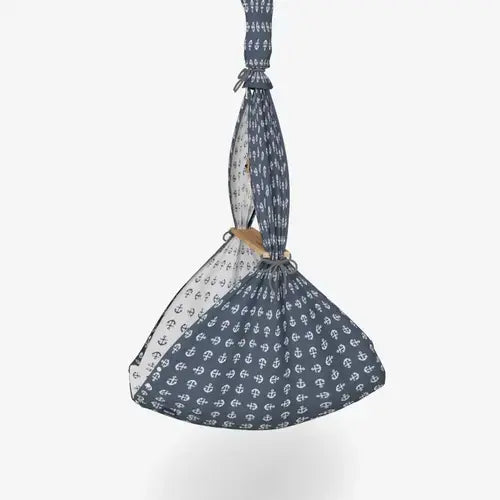 B-Ware Pauli & Co Federwiege Hängewiege Anker Hellgrau Schurwolle Eiche Geölt - 4260713620681