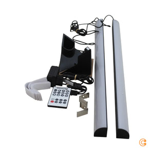 B-Ware Paulmann Lichtleiste Led Entertain Set Rgb Dynamic Schwarz Fernbedienung 2er Set