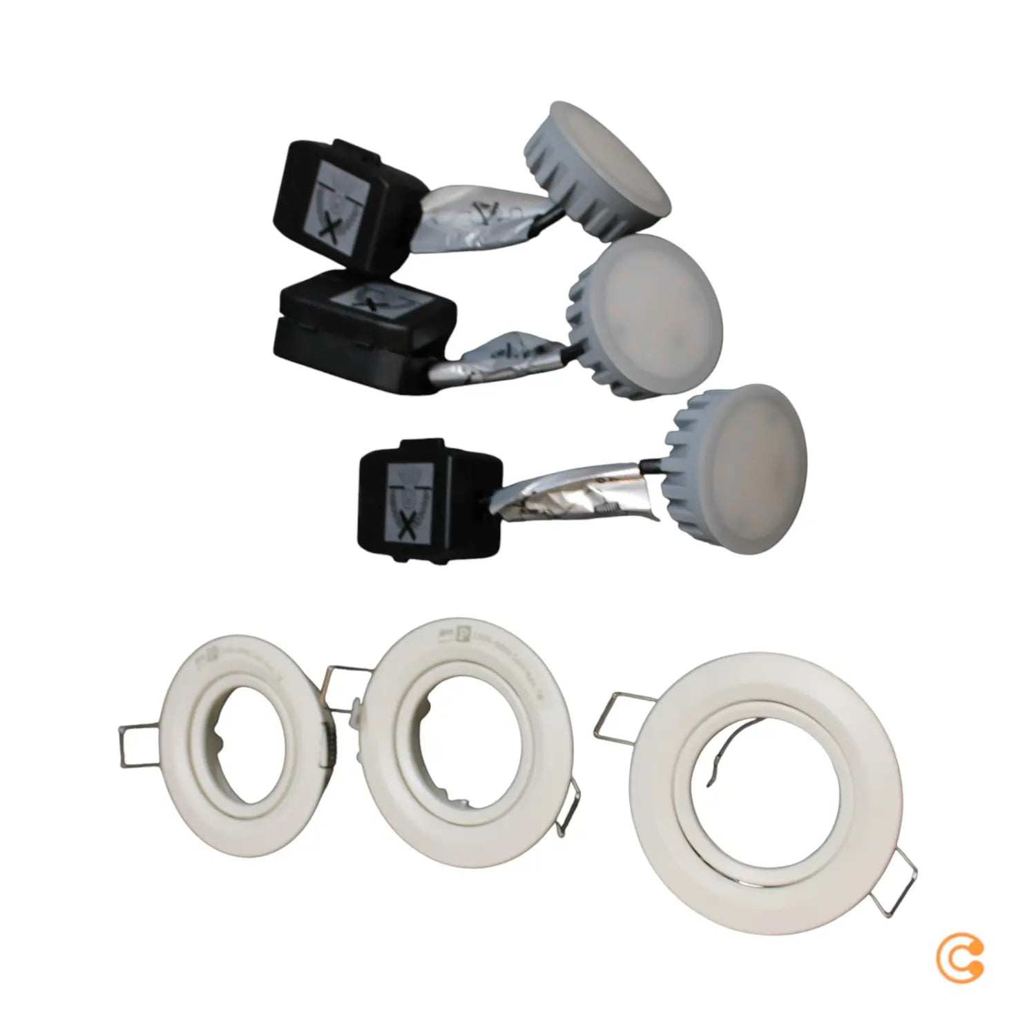 B-Ware Paulmann Led Spot Slim Coin Deckeneinbaustrahler Deckenlampen 3er Set Lampe Weiß - 4000870938645