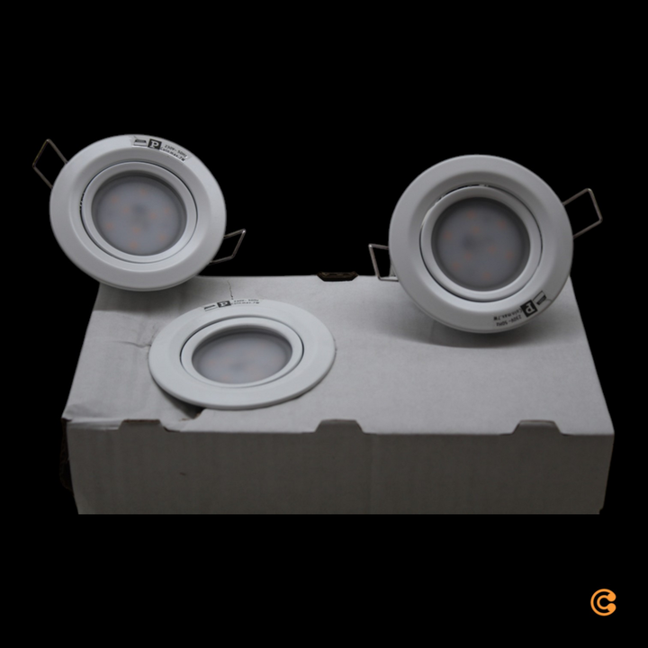 Paulmann 3er Spot Nova Coin Deckenlampe Deckenleuchte Lampe Rund Schwenkbar Weiß B-Ware - 4000870934852