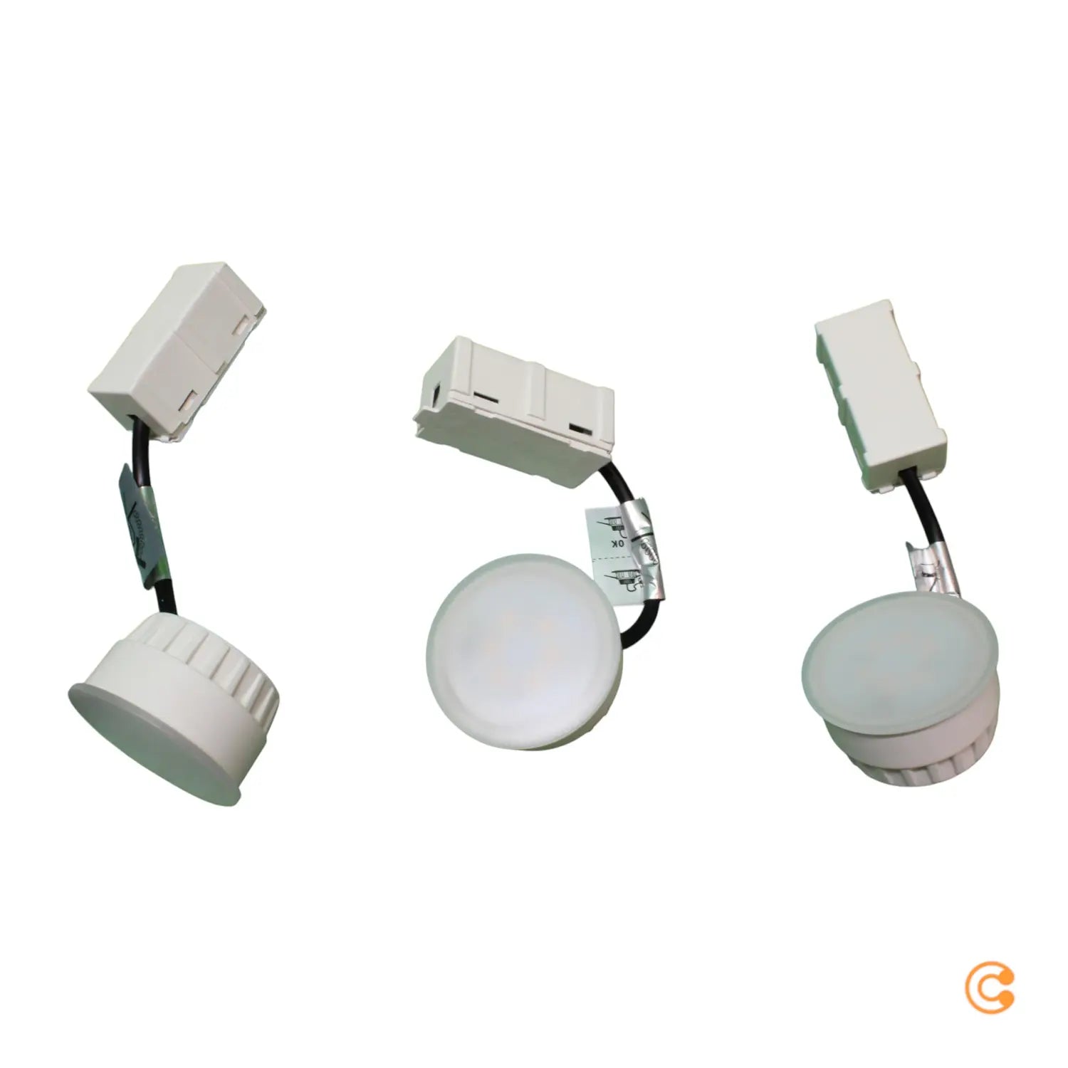 B-Ware Paulmann Led Einbauspot Deckenspot Spot Set 3er Weiß Metall Dimmbar Warmweiß - 4000870934272