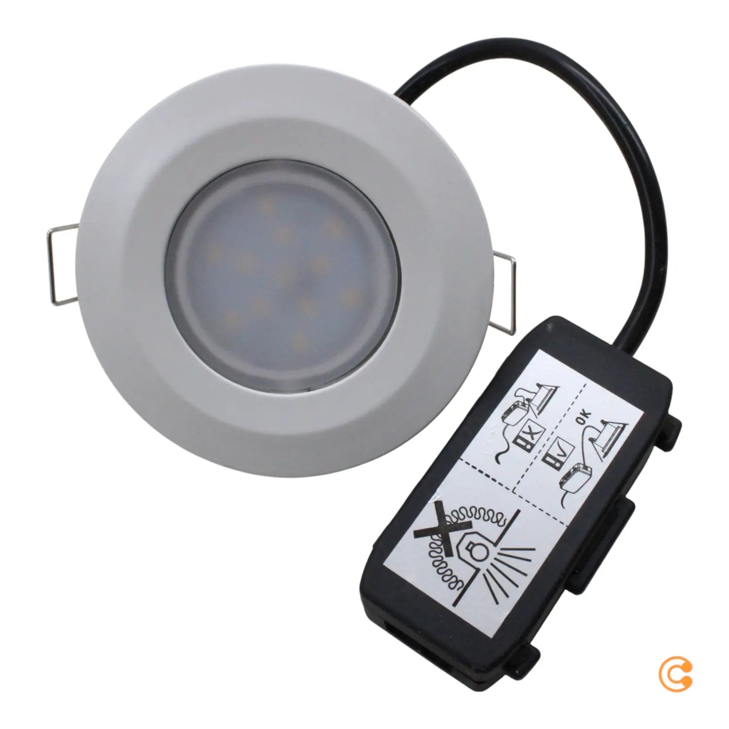 B-Ware Paulmann Calla Deckenspot Deckenlampe Schwenkbar Dimmbar ø9cm 3er Set Weiß - 4000870999318