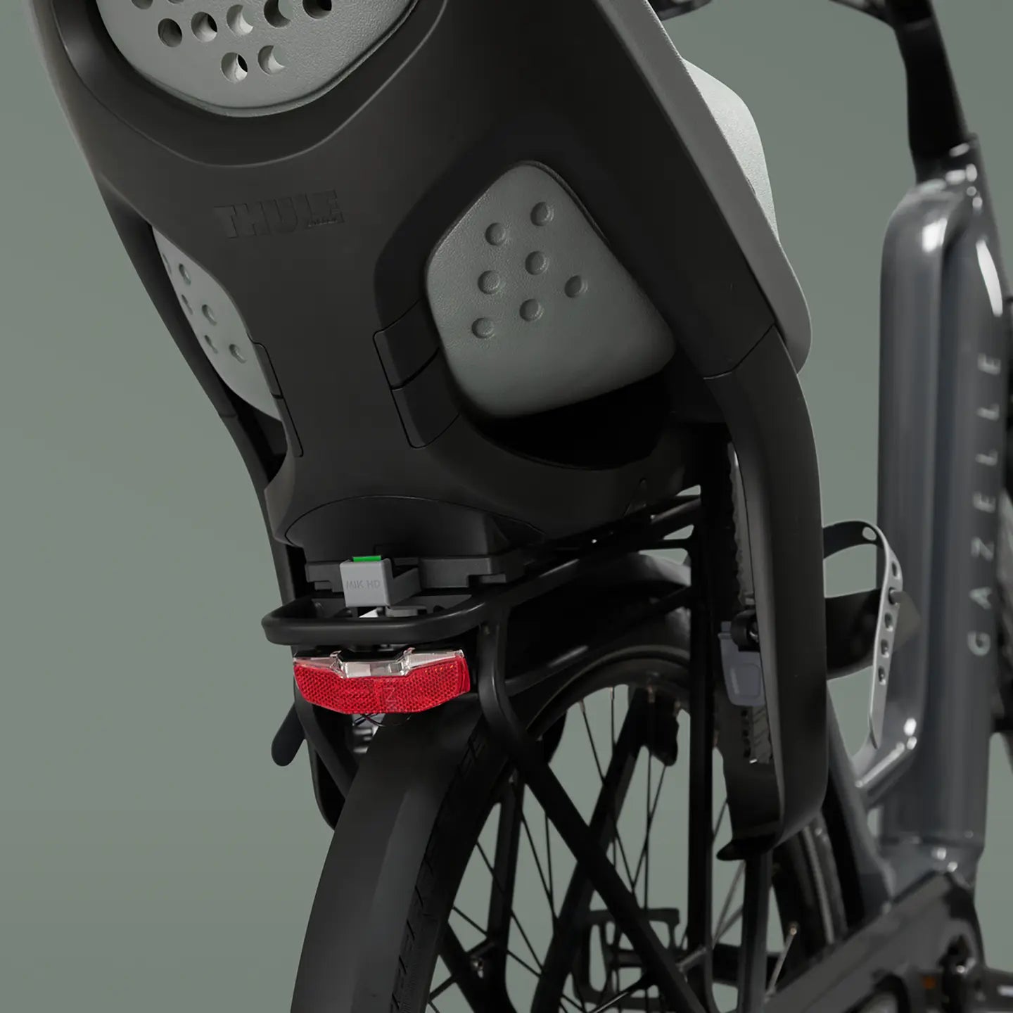 B-Ware Thule Yepp 2 Mik Hd Kindersitz Fahrrad Sitz Gepäckträgermontage Agave Green - 4000870798003