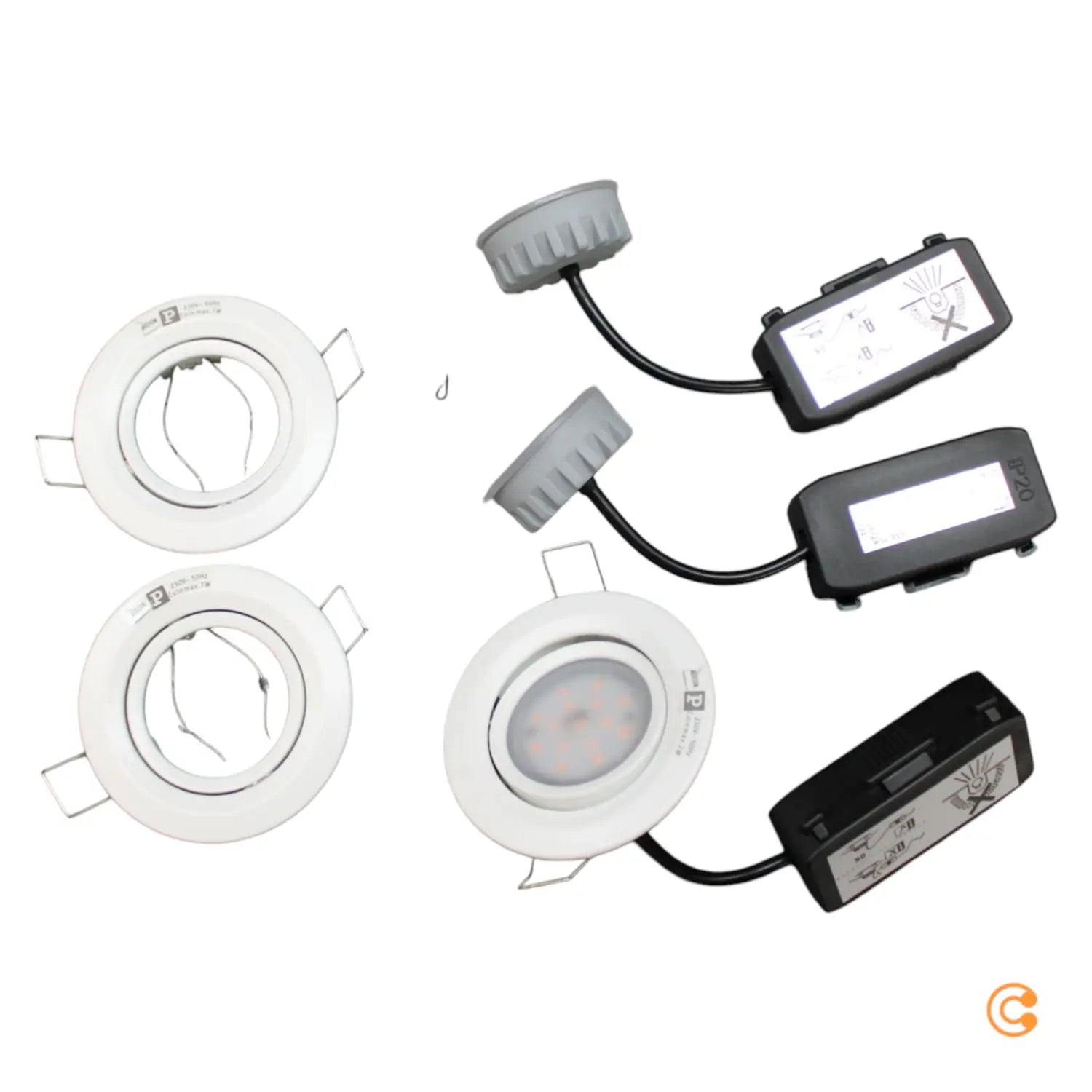 B-Ware Paulmann Coin Slim Led Einbauleuchte Einbaulampe Deckenlampe Lampe Weiß 3er Set - 4000870938751