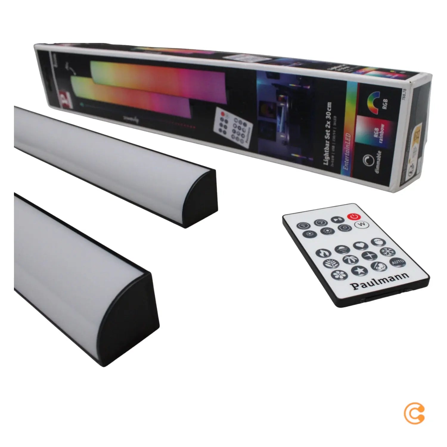 B-Ware Paulmann Lichtleiste Lichtbalken Entertain Led Rgb Set Fernbedienung Usb Montage - 4000870788783