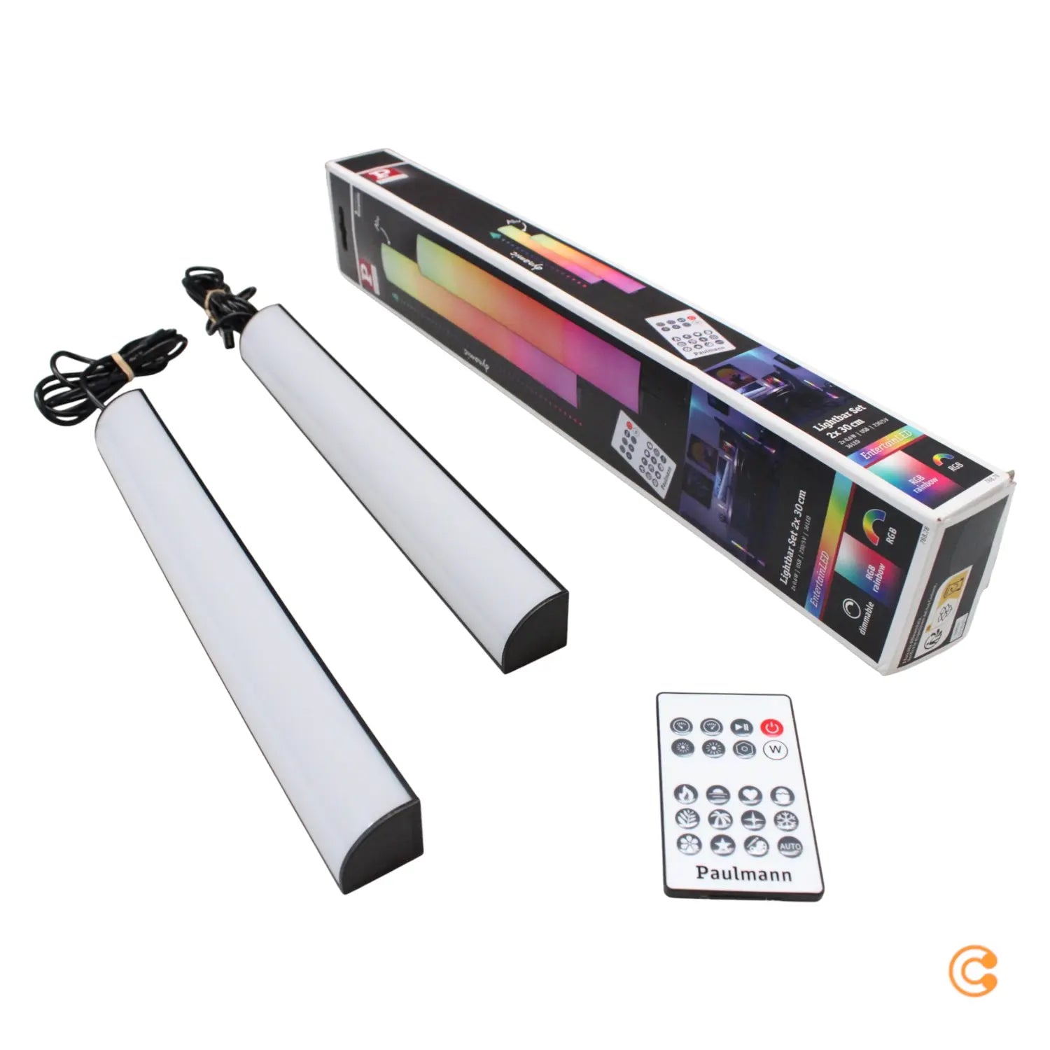B-Ware Paulmann Lichtleiste Lichtbalken Entertain Led Rgb Set Fernbedienung Usb Montage - 4000870788783