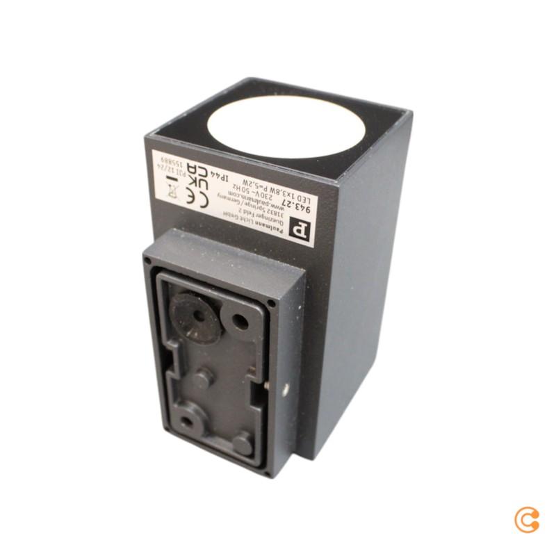 B-Ware Paulmann Flame Außewandleuchte Gartenleuchte Terrassenlampe 10,3cm Anthrazit - 4000870943274