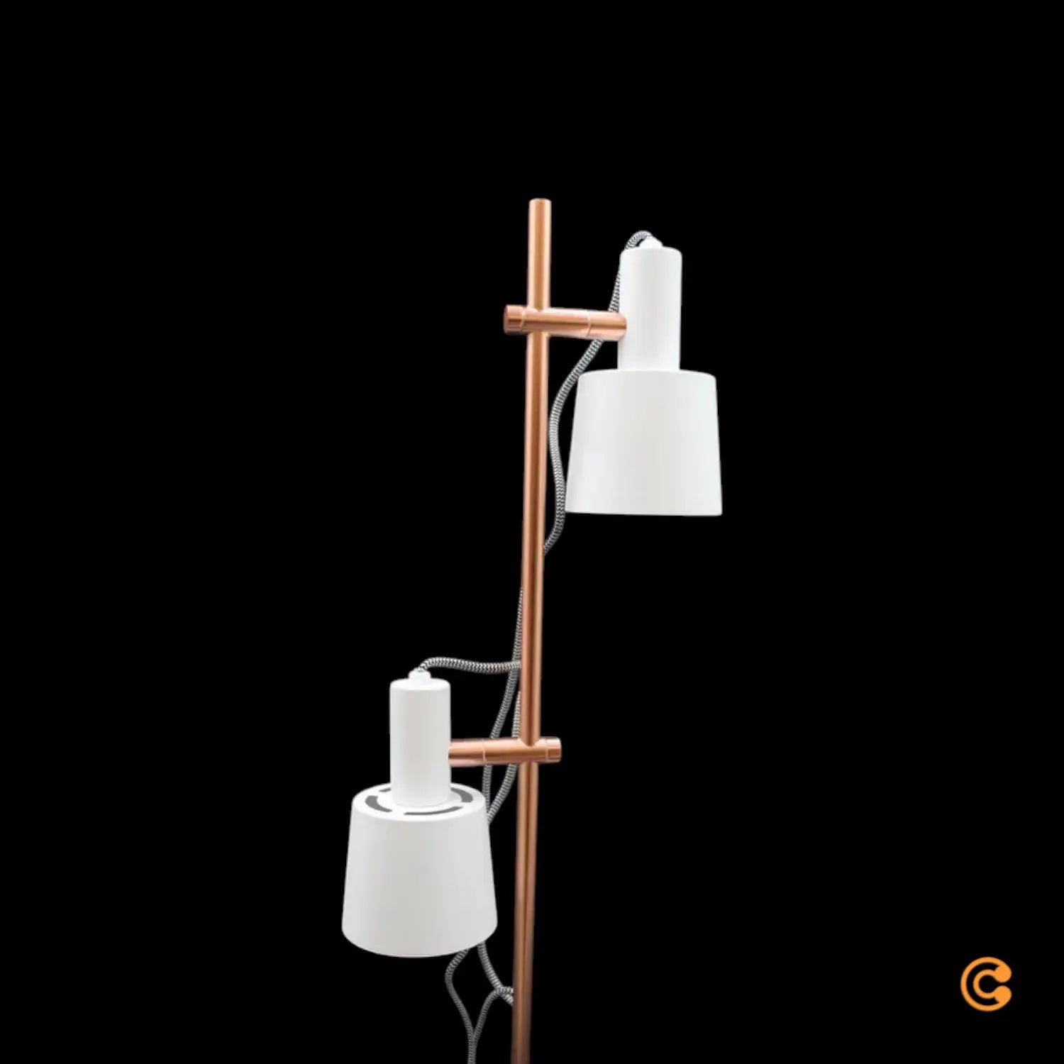 B-Ware Paulmann Haldar Stehlampe Leuchte Lampe Weiß Kupfer 2 Flammig Siehe Text/Foto - 4000870796603