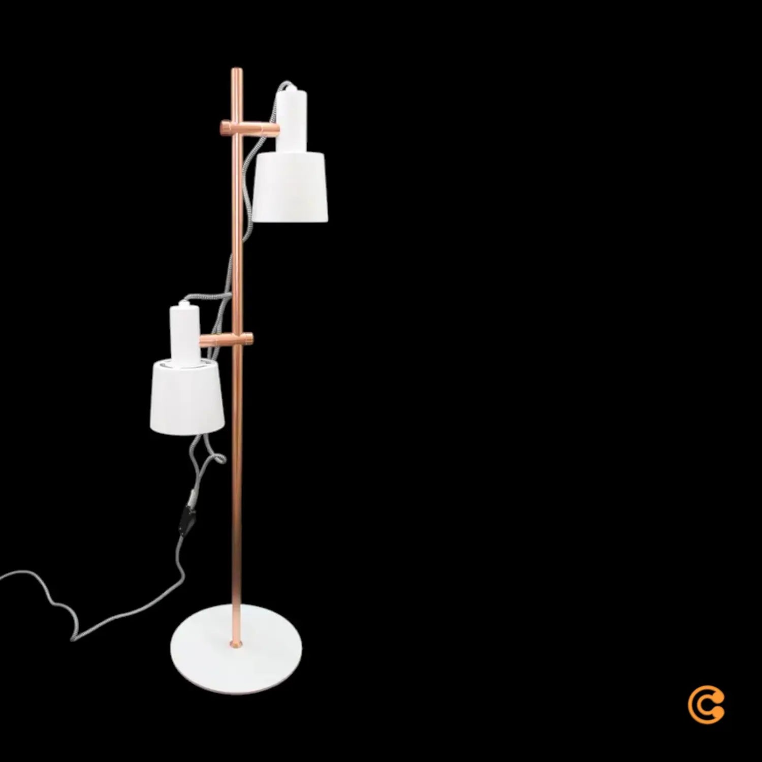 B-Ware Paulmann Haldar Stehlampe Leuchte Lampe Weiß Kupfer 2 Flammig Siehe Text/Foto - 4000870796603