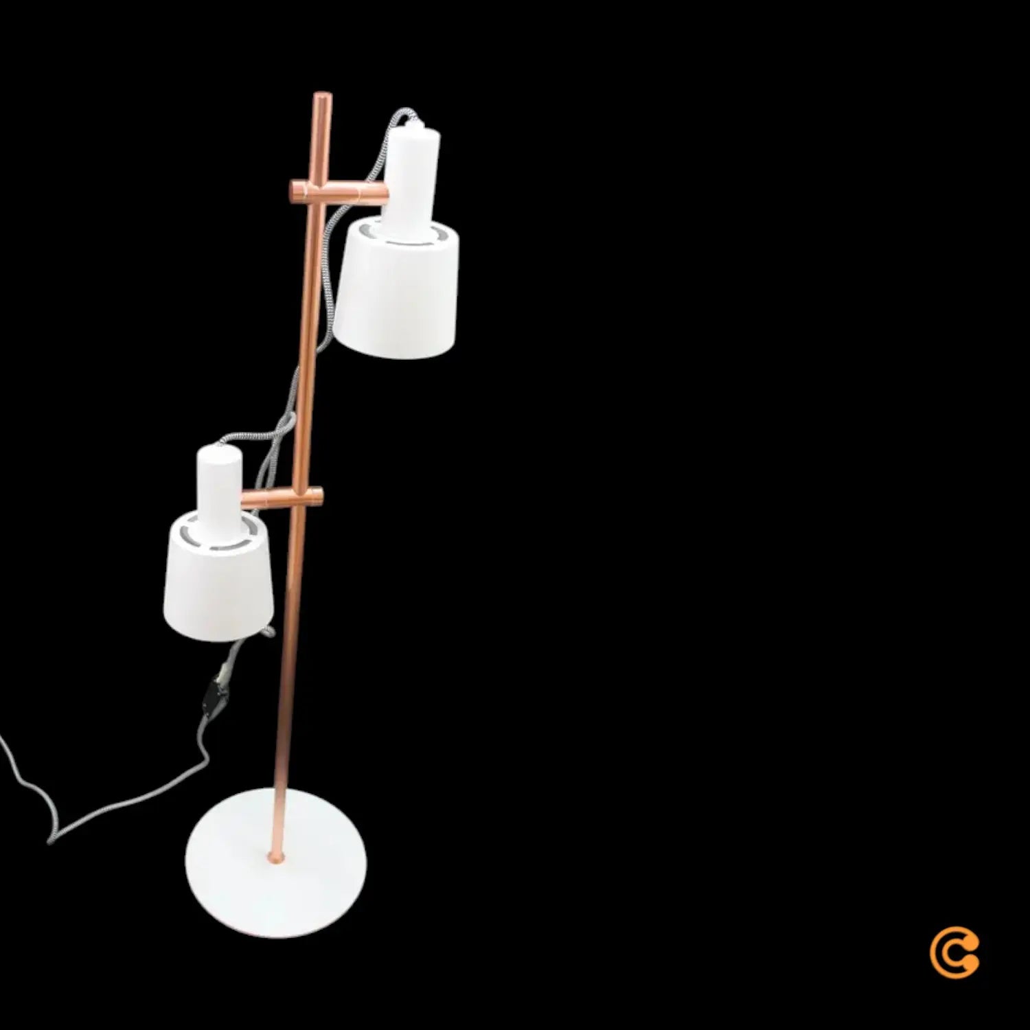 B-Ware Paulmann Haldar Stehlampe Leuchte Lampe Weiß Kupfer 2 Flammig Siehe Text/Foto - 4000870796603