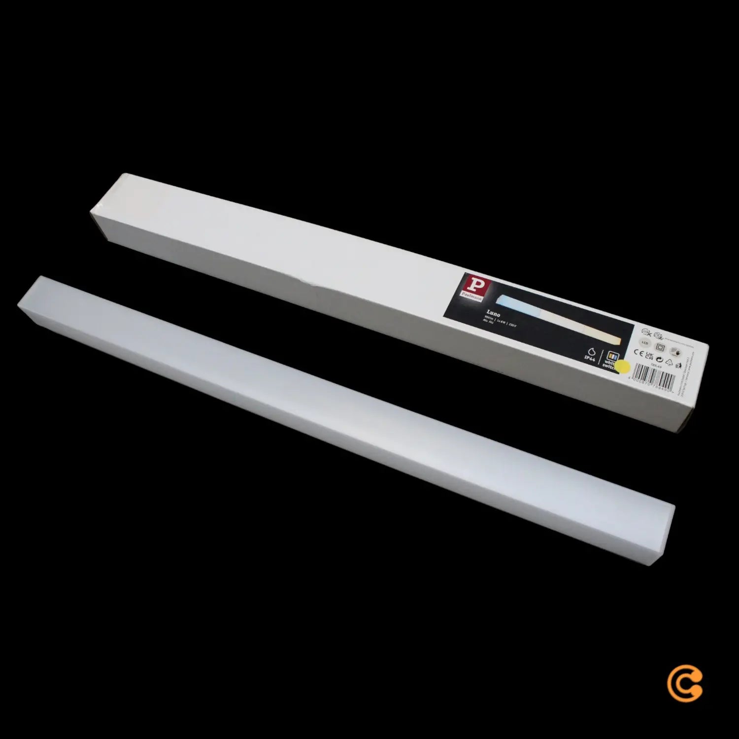 B-Ware Paulmann Spiegelleuchte Badleuchte Led Leuchte Home Spa Luno Weiß Alufarben 60181