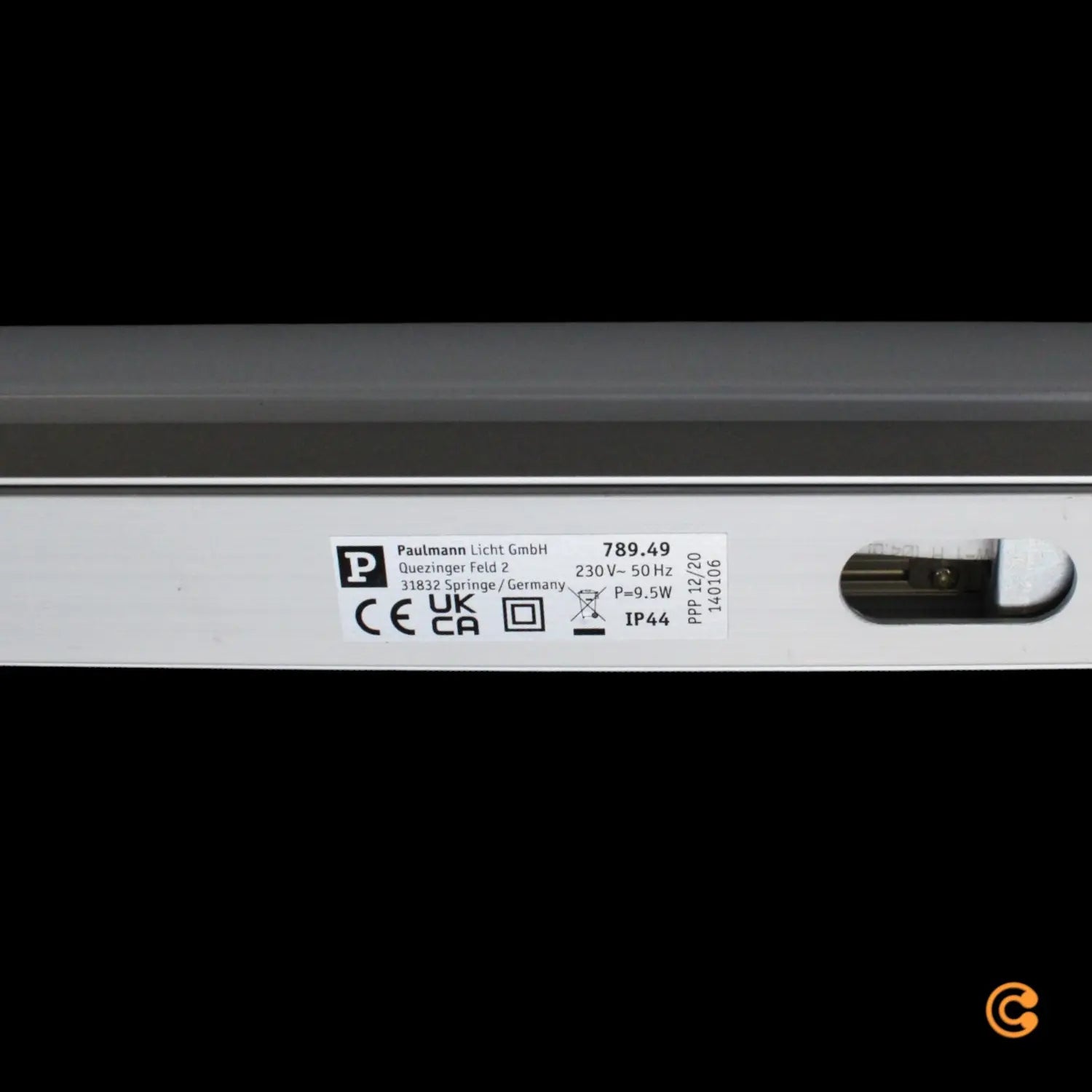 B-Ware Paulmann Spiegelleuchte Badleuchte Led Leuchte Home Spa Luno Weiß Alufarben 60181