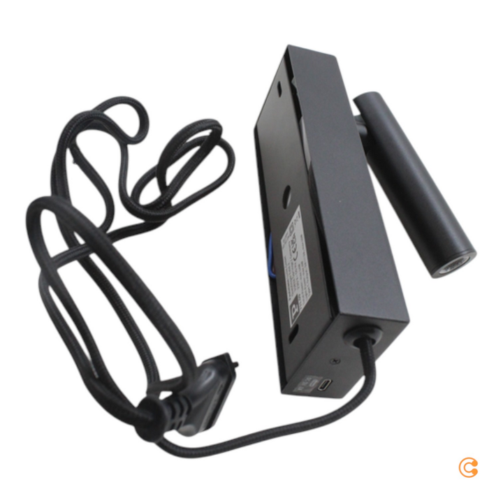 Paulmann Hulda Led Wandspot Leselampe Usb C 3 Step Dimmer Schwarz B-Ware - 4000870711095
