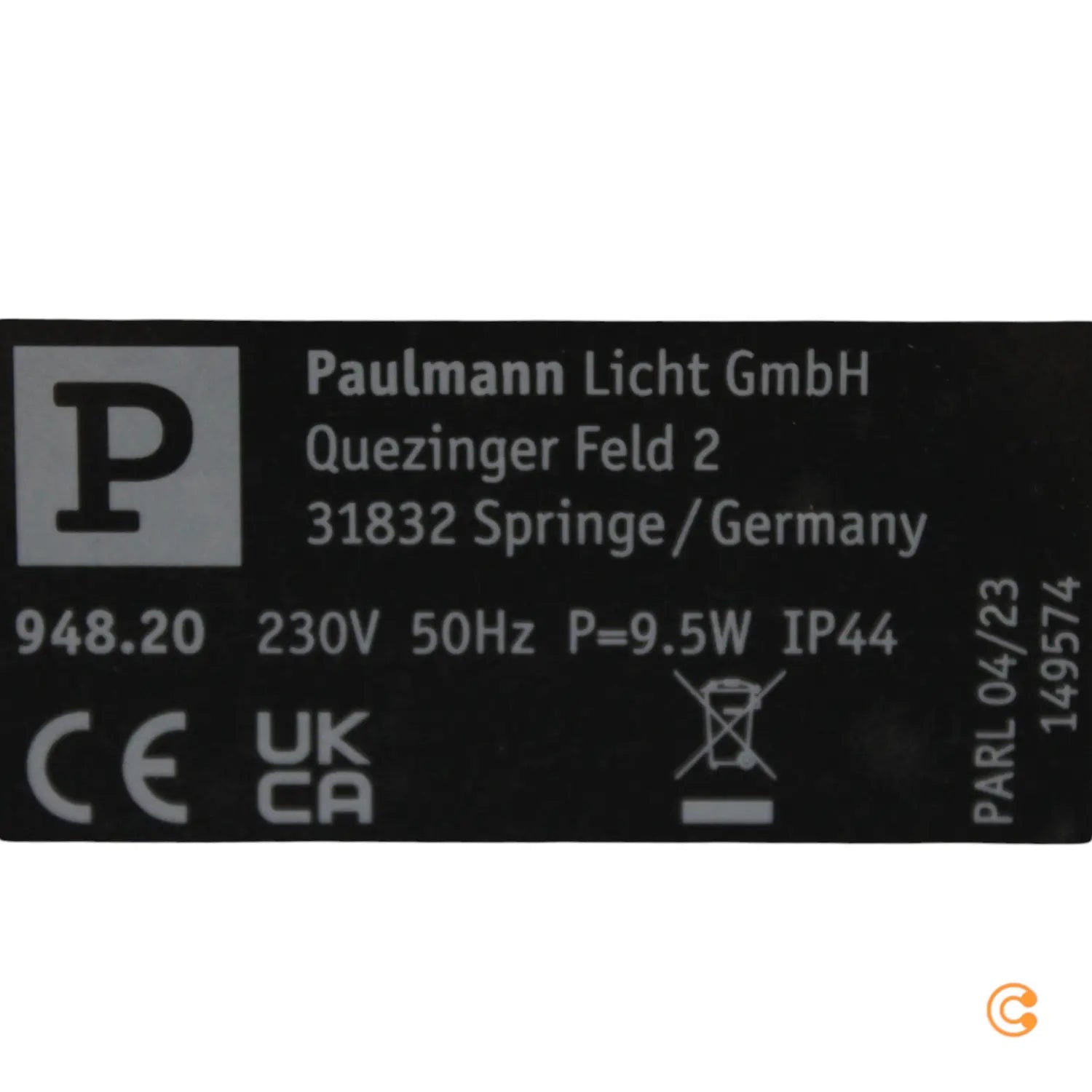 B-Ware Paulmann Led Außenwandleuchte Lampe Außenleuchte Kimu Anthrazit 3000 K - 4000870948200