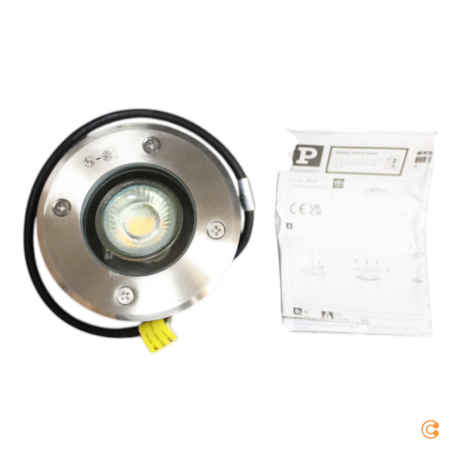 Paulmann 94732 Led Bodeneinbauleuchte Einbaulampe Einbauleuchte Wegeleuchte Gu10 B-Ware - 4000870947326