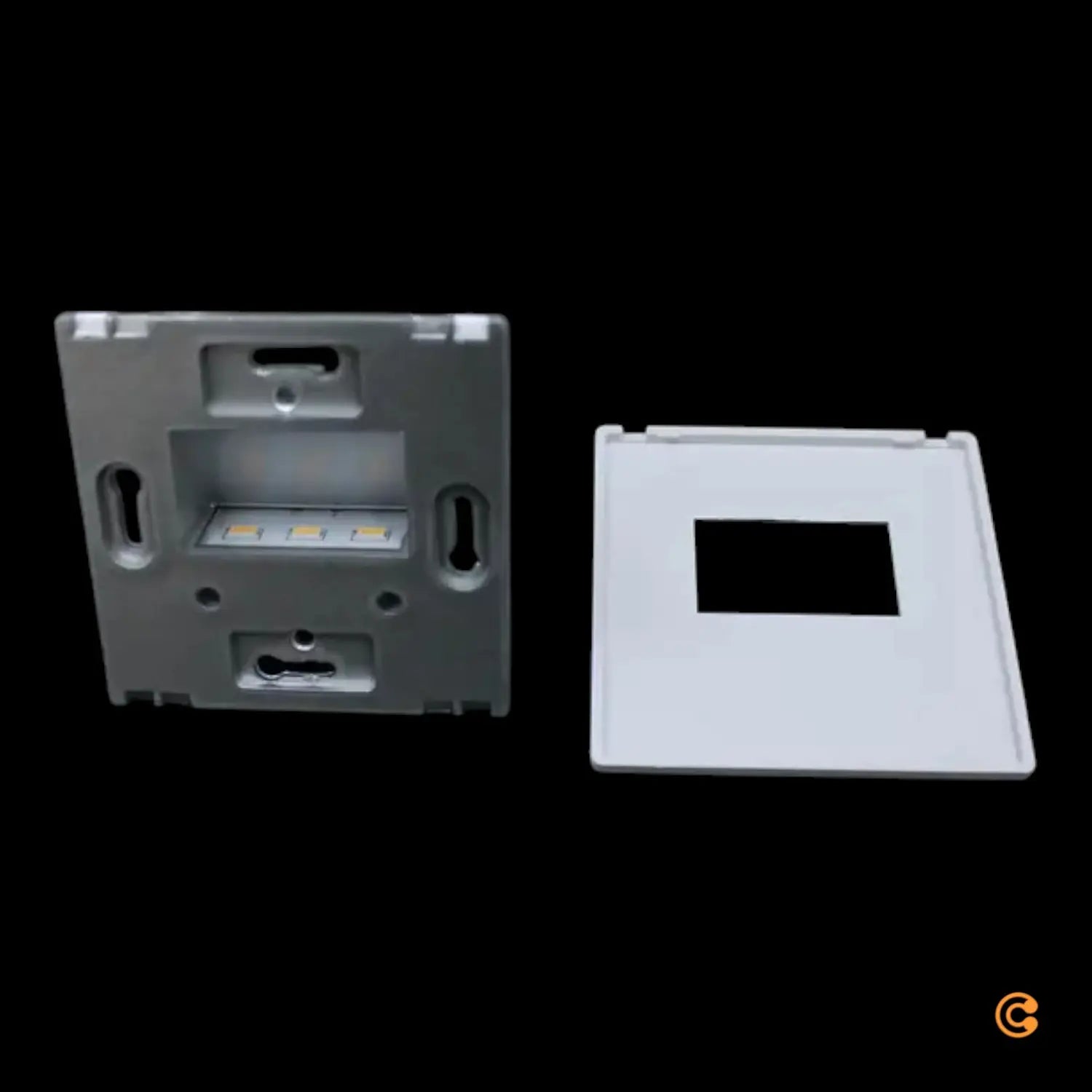 B-Ware Paulmann Led Wandeinbauleuchte Einbauleuchte Edge Quadro 80x5mm 1,2 W 230 3 Stück - 4260748919507