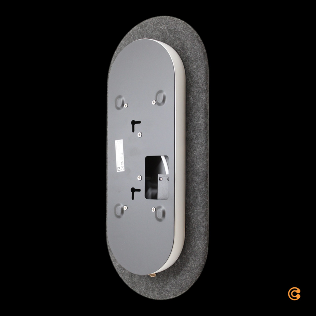 Paulmann Led Wandleuchte Tulga Lampe Leuchte 45x20cm Anthrazit Filz Licht 2700 K B-Ware - 4000870799918